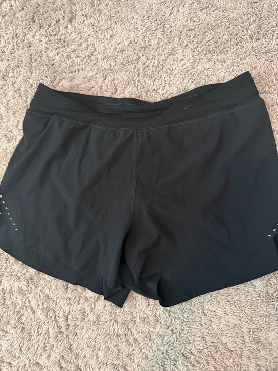 hey nuts Pants - Women's Black Athletic Shorts with Reflective Accent